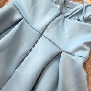 scuba cami prom mini dress